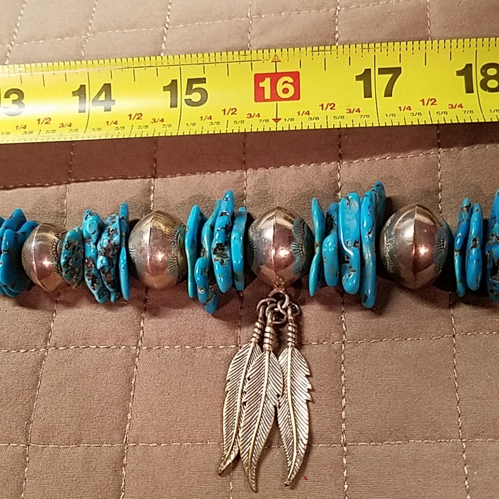 Native Turquoise Necklace - Picture 5 of 5